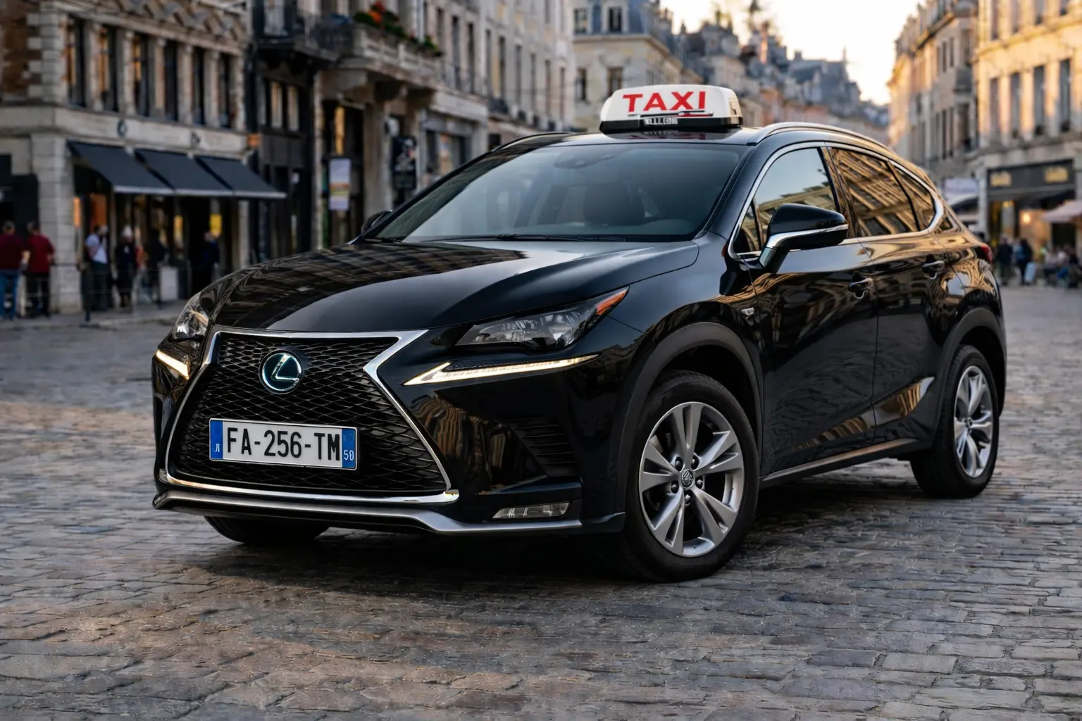 Taxi Lille — Lexus NX 300h hybride, ASM Taxis