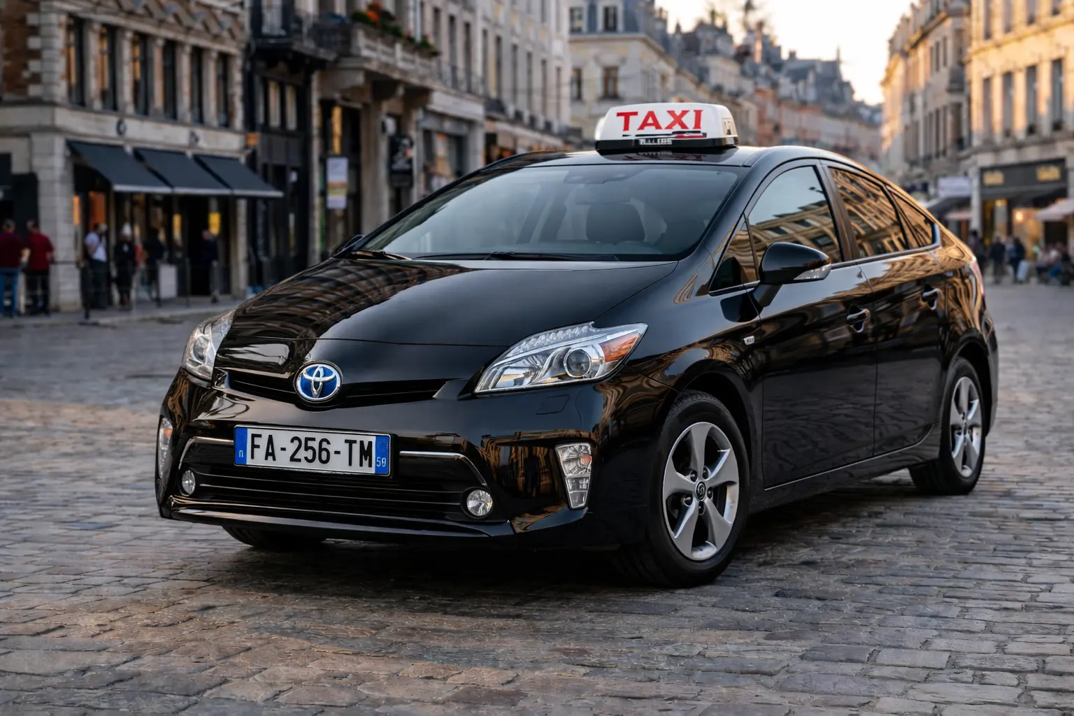 Taxi Lille — Toyota Prius hybride, ASM Taxis