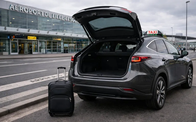 Taxi ASM Taxis à l'Aéroport de Lille-Lesquin — navette et transfert